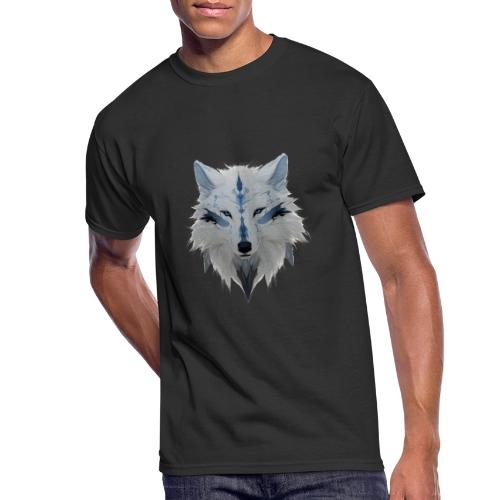Ivory Grace Wolf - Men's 50/50 T-Shirt