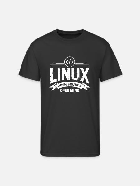 Coding Linux saying Programmer gift - Men's 50/50 T-Shirt - black