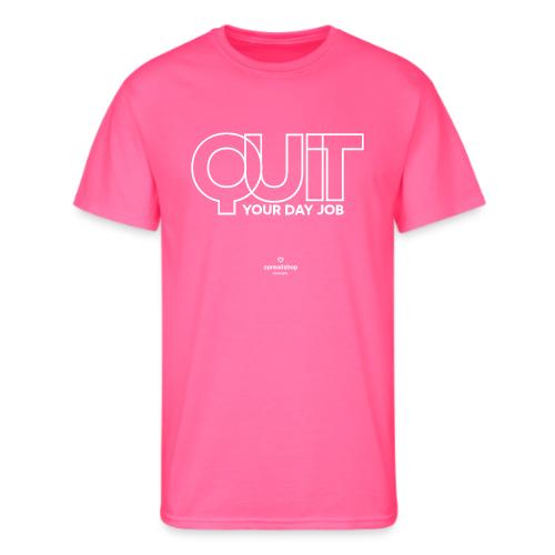 Quit in white - Men's 50/50 T-Shirt