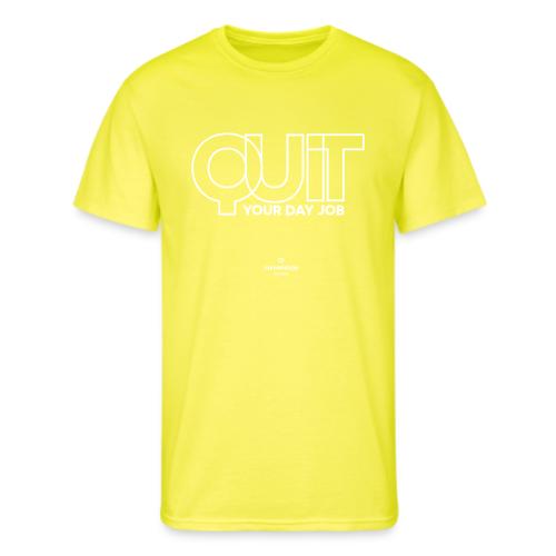 Quit in white - Men's 50/50 T-Shirt