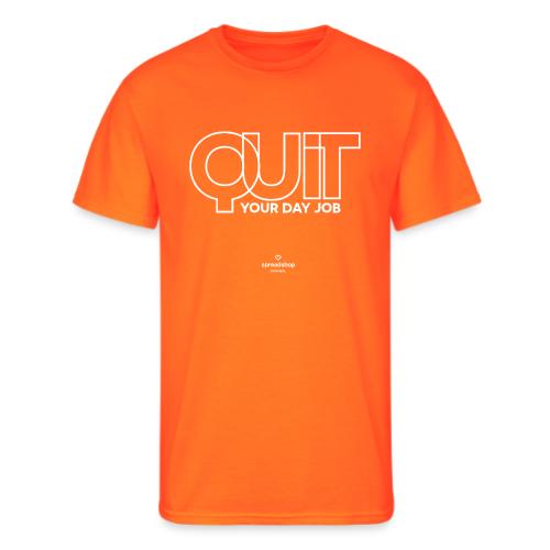 Quit in white - Men's 50/50 T-Shirt