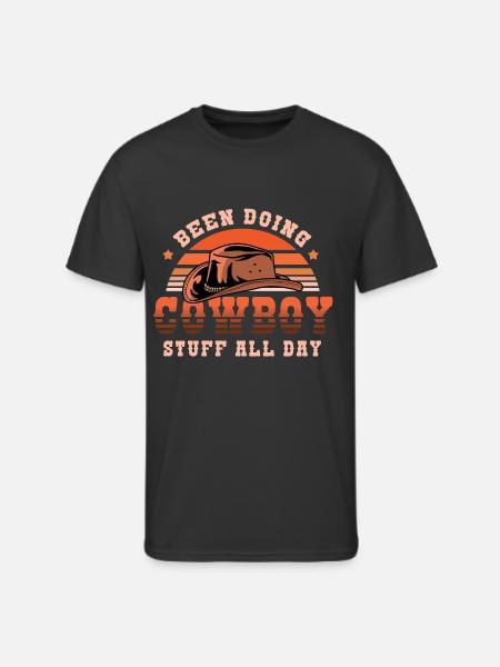 Cowboy Stuff Equestrian Gift - Men's 50/50 T-Shirt - black