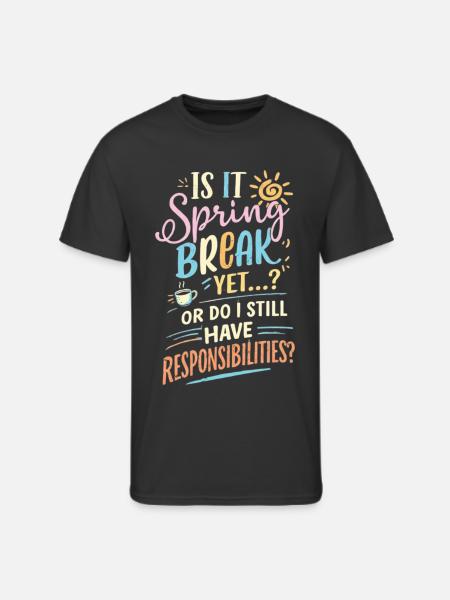 Spring Break Dilemma - Men's 50/50 T-Shirt - black