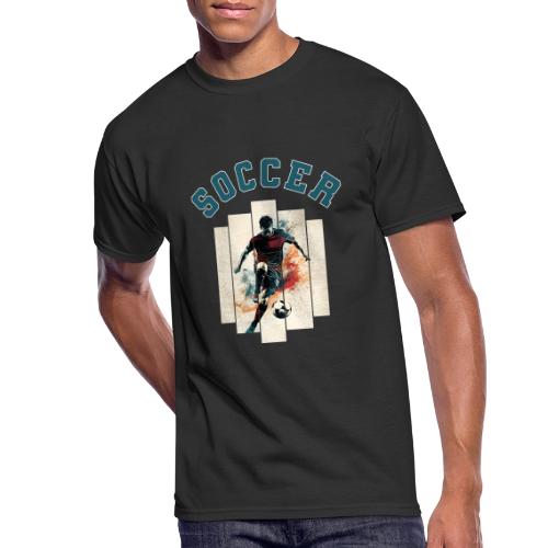 Soccer Mode On - Men's 50/50 T-Shirt