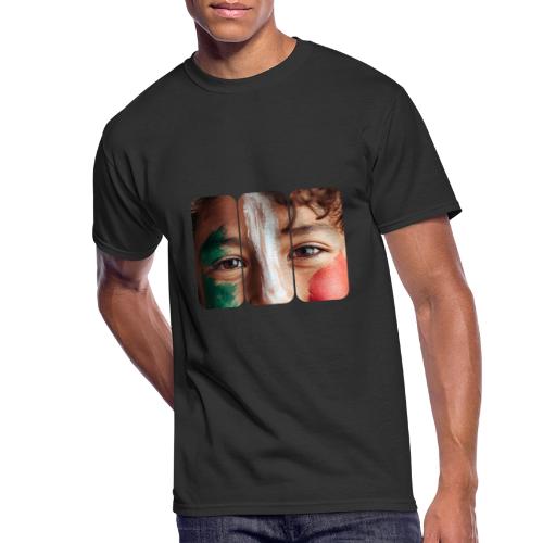 Mexico: Three Stripes of Pride - Men's 50/50 T-Shirt