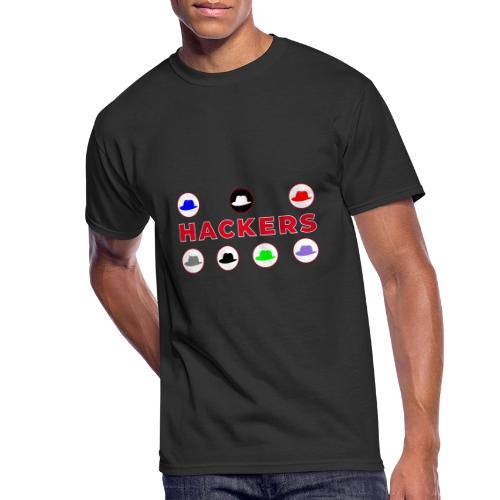 The Spectrum of Hackers - Men's 50/50 T-Shirt