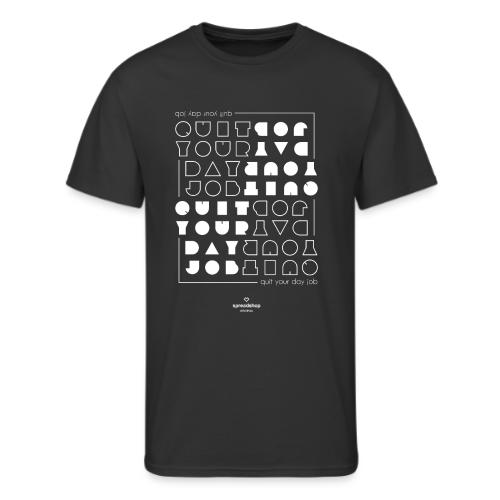 Quit upside white - Men's 50/50 T-Shirt