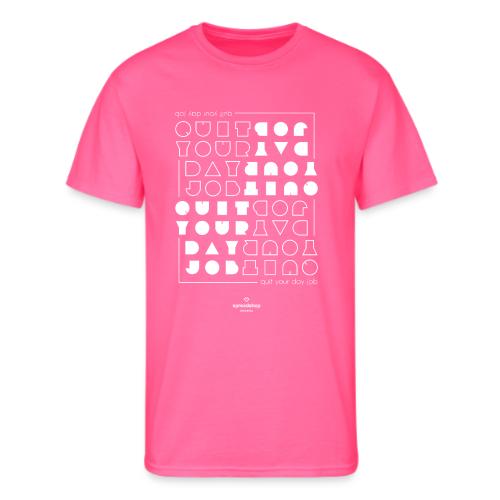Quit upside white - Men's 50/50 T-Shirt
