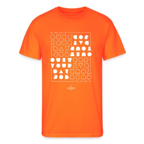 Quit upside white - Men's 50/50 T-Shirt