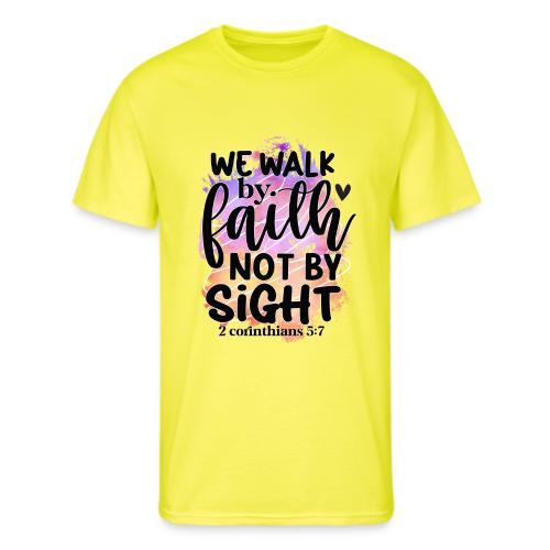 Harmony Collection - We Walk by Faith not by Sight - Men's 50/50 T-Shirt