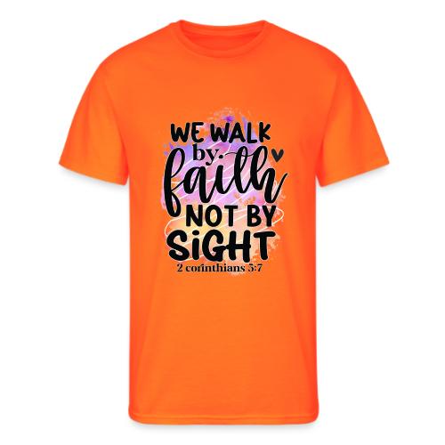 Harmony Collection - We Walk by Faith not by Sight - Men's 50/50 T-Shirt