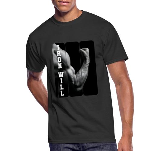 Bodybuilding: Iron Will - Men's 50/50 T-Shirt