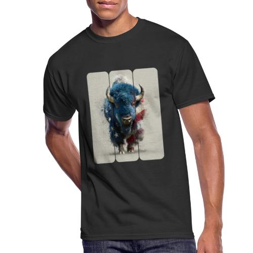 USA: Spirit of the Plains - Men's 50/50 T-Shirt