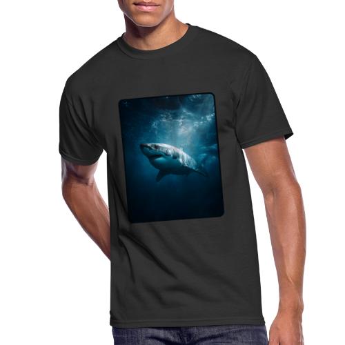 Great White Shark Ocean Design - Men's 50/50 T-Shirt