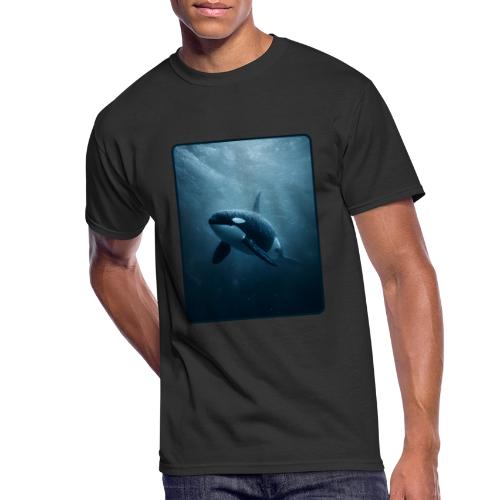 Orca Ocean Wildlife Design - Men's 50/50 T-Shirt
