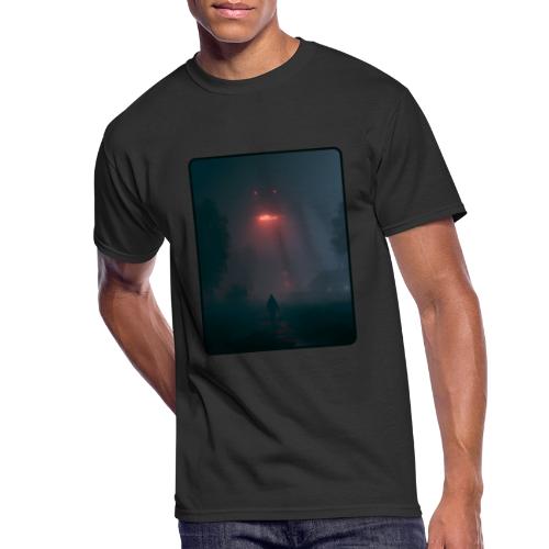 Mysterious UFO Encounter Design - Men's 50/50 T-Shirt