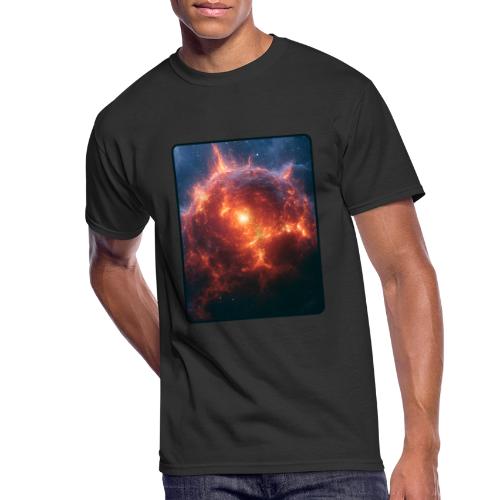 Exploding Supernova Space Art - Men's 50/50 T-Shirt