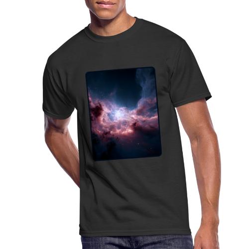 Radiant Cosmic Nebula Artwork - Men's 50/50 T-Shirt
