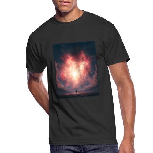 Supernova Sky Sci-Fi Artwork - Men's 50/50 T-Shirt