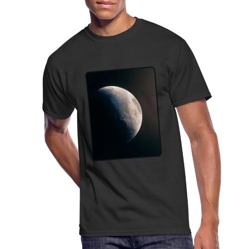 Crescent Moon Celestial Artwork - Men's 50/50 T-Shirt