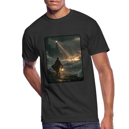 The Lone Lightkeeper's Beacon - Men's 50/50 T-Shirt