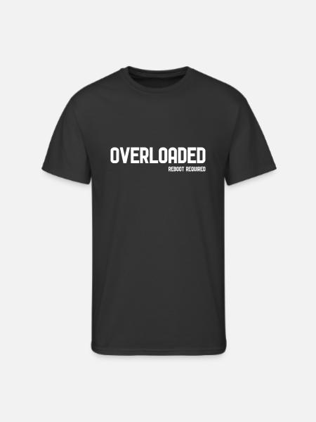 OVERLOADED - Men's 50/50 T-Shirt - black