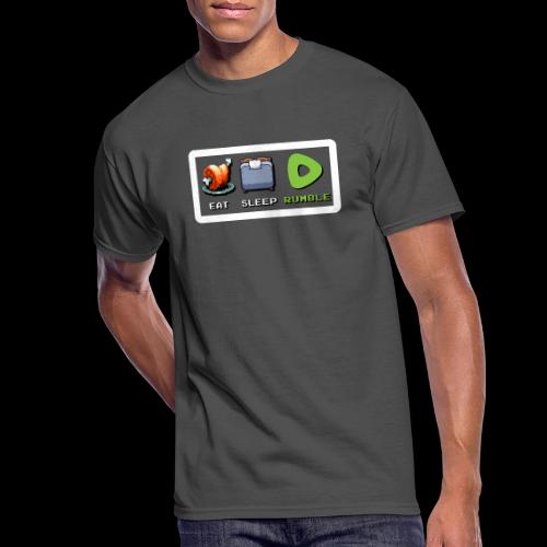 Eat Sleep Rumble merch - Men's 50/50 T-Shirt