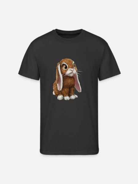 Coconut Bunny - Men's 50/50 T-Shirt - black