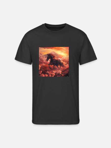 Horse - Men's 50/50 T-Shirt - black