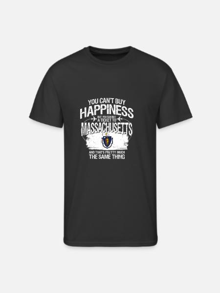 Massachusetts - Men's 50/50 T-Shirt - black