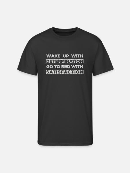 Motivational quote - Men's 50/50 T-Shirt - black