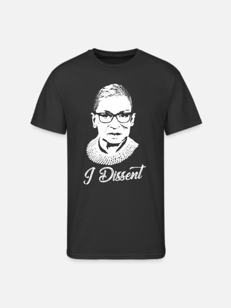 Notorious RBG - I Dissent - Men's 50/50 T-Shirt - black