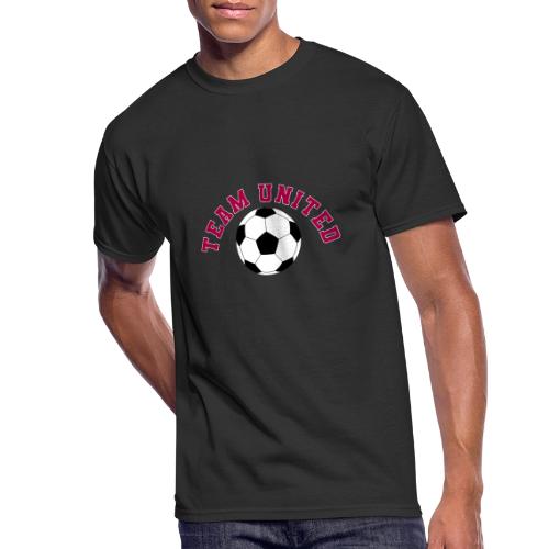 Team United Soccer Ball Sports Design - Men's 50/50 T-Shirt