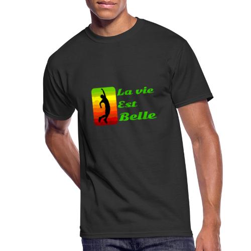 La vie est belle - Men's 50/50 T-Shirt