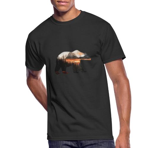 Canada Bear: fiery tones - Men's 50/50 T-Shirt