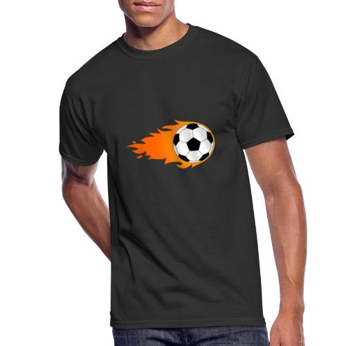 Soccer Ball - Men's 50/50 T-Shirt