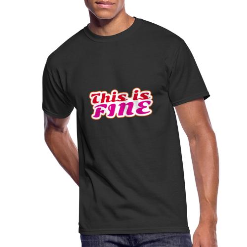 This Is Fine - Men's 50/50 T-Shirt
