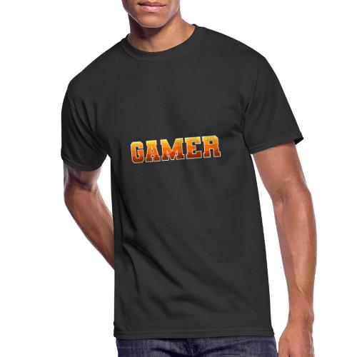 Gamer Varsity Gradient Design for Apparel - Men's 50/50 T-Shirt