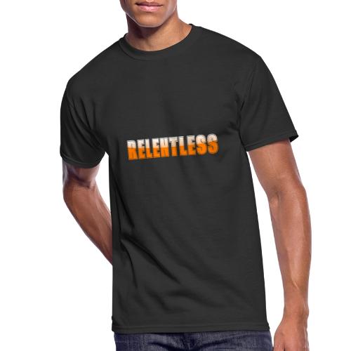 Relentless Motivation Design – Bold Statement - Men's 50/50 T-Shirt
