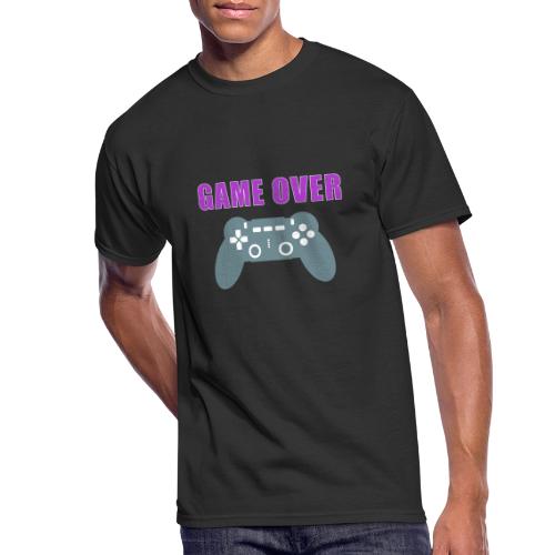 Game Over Gamer Controller Design - Men's 50/50 T-Shirt