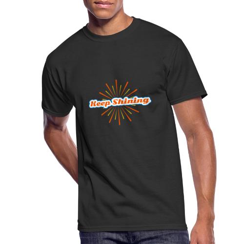 Keep Shining: Radiant Energy Design - Men's 50/50 T-Shirt