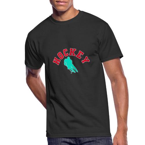 Hockey Player Silhouette - Men's 50/50 T-Shirt