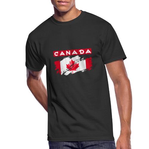 Canada, Inspired by the Canadian flag - Men's 50/50 T-Shirt
