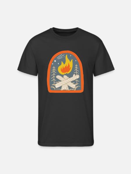 Bonfire - Men's 50/50 T-Shirt - black