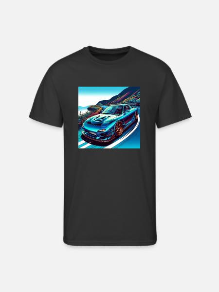 Coastal RX-7 - Men's 50/50 T-Shirt - black