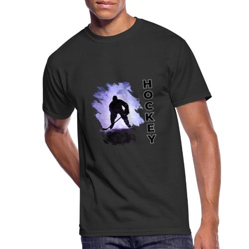 Hockey Charge - Men's 50/50 T-Shirt