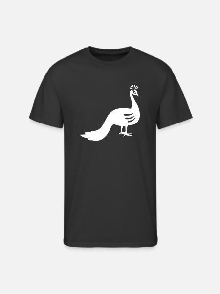 Peacock - Men's 50/50 T-Shirt - black