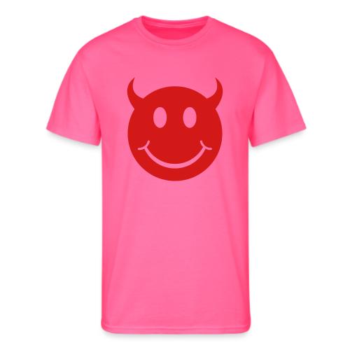 Smiley Devil Face - Men's 50/50 T-Shirt