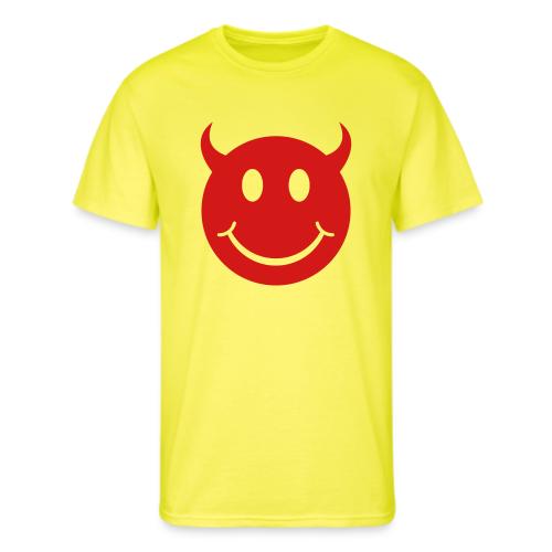 Smiley Devil Face - Men's 50/50 T-Shirt