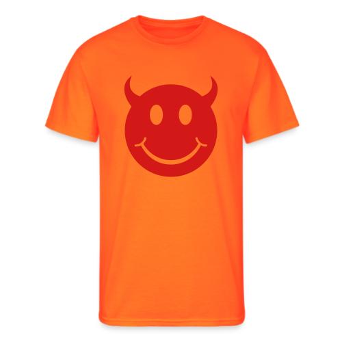 Smiley Devil Face - Men's 50/50 T-Shirt